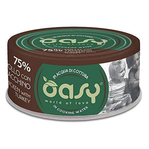 Oasy More Love Pollo con Tacchino Umido Gatto 70 Gr Oasy More Love Pollo con Tacchino Umido Gatto 70 Gr
